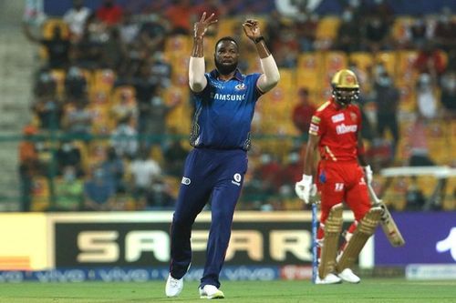 Kieron Pollard produced an all-round effort against Punjab Kings (Credit: IPL/BCCI)