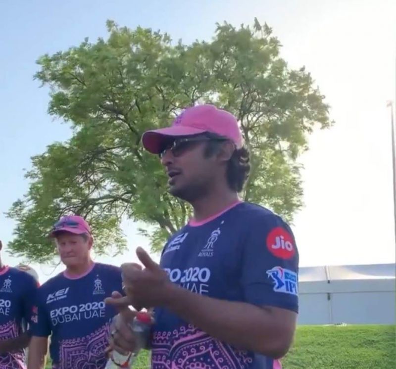 Kumar &lt;a href=&#039;https://www.sportskeeda.com/player/kc-sangakkara&#039; target=&#039;_blank&#039; rel=&#039;noopener noreferrer&#039;&gt;Sangakkara&lt;/a&gt; welcomes latest signings to the Rajasthan Royals set-up [Image- Screengrab/RR]