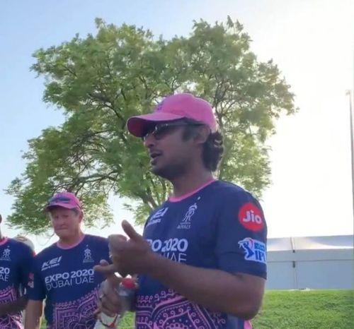 Kumar Sangakkara welcomes latest signings to the Rajasthan Royals set-up [Image- Screengrab/RR]