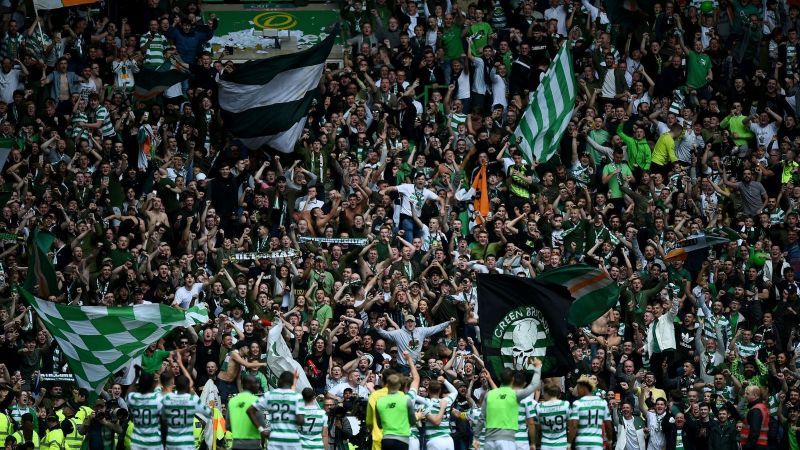 Celtic Park fans in full force
