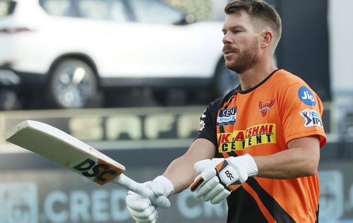 SRH opener David Warner has been in shambolic form in IPL 2021.