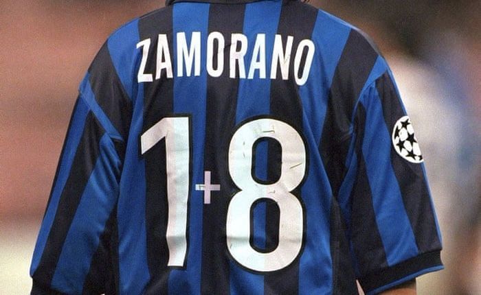 Zamorano had what is probably the most unusual number ever