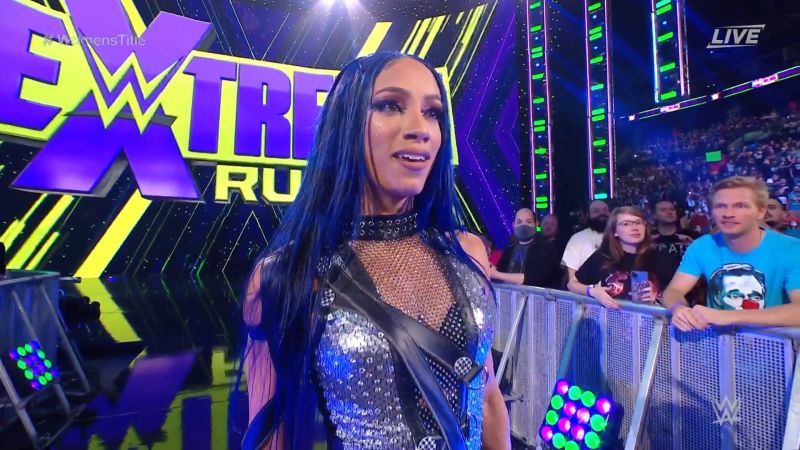 Sasha Banks made her return to WWE at Extreme Rule 2021