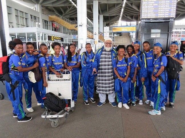 Tanzania Women's Cricket Team (Image Courtesy: Tanzania Cricket)