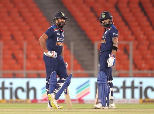 Rohit Sharma (left) and Virat Kohli. Pic: Getty Images