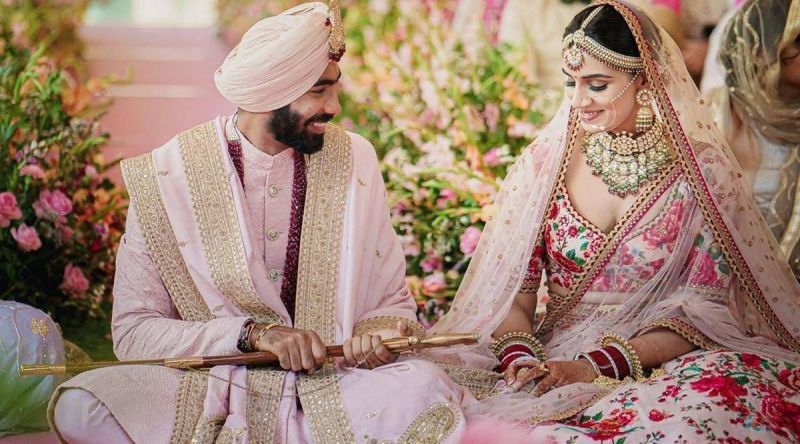 Jasprit Bumrah and Sanjana Ganeshan exchanged wedding vows earlier this year