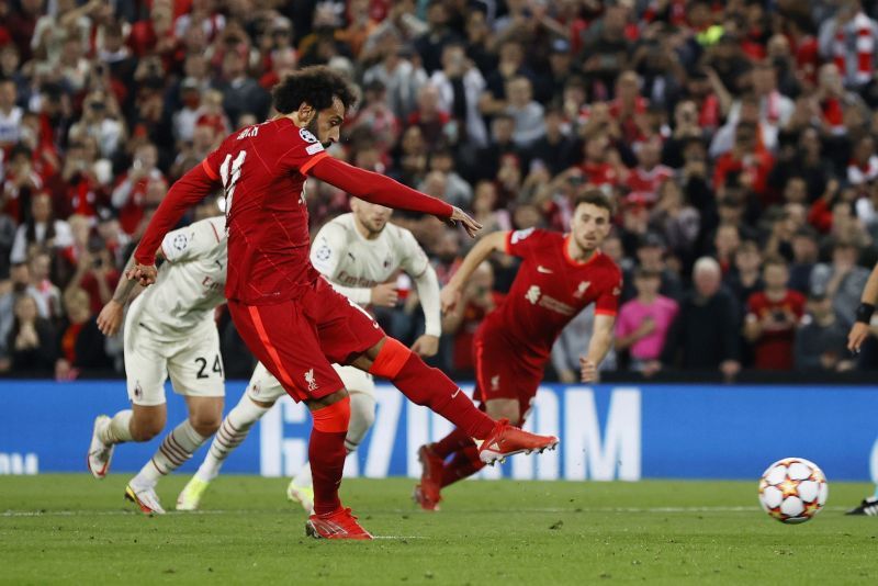 Mohamed Salah produced a rare miss from the spot for Liverpool.
