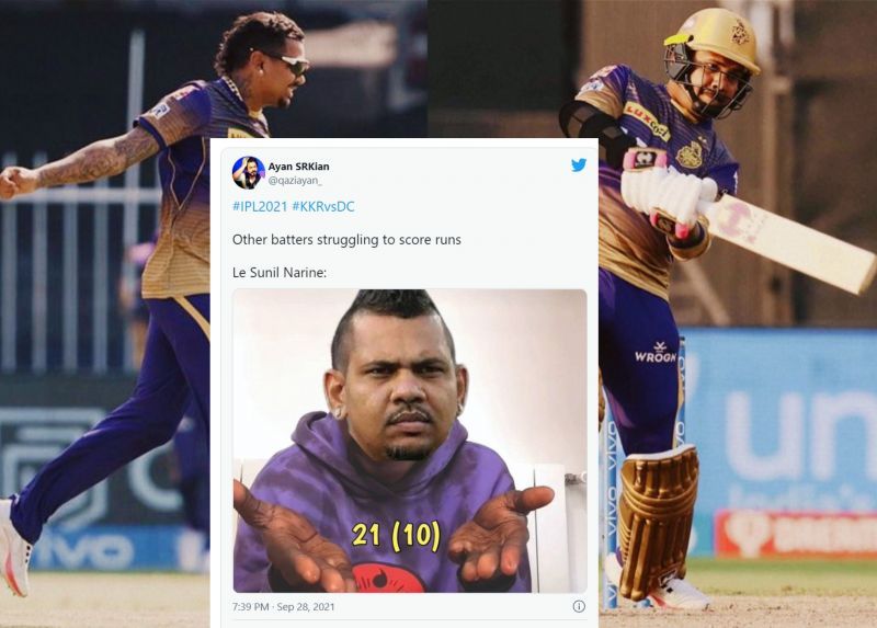 Twitter reacts as KKR register a win against DC at Sharjah.