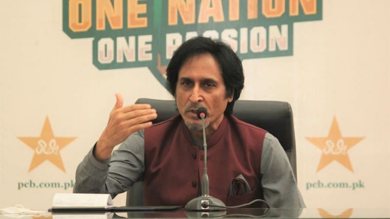 Pakistan Cricket Board (PCB) chairman Ramiz Raja. Pic: PCB