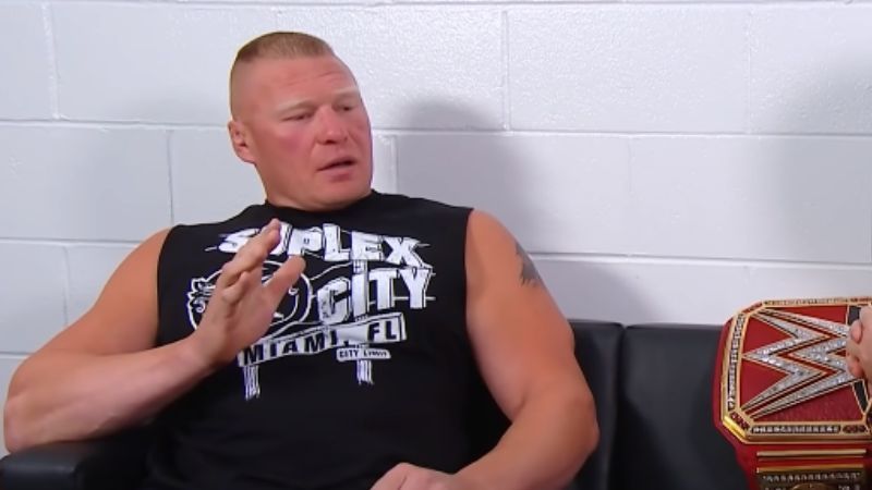 Brock Lesnar is an eight-time WWE World Champion