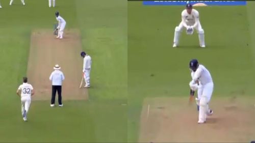 Craig Overton picked up the wicket of Ajinkya Rahane