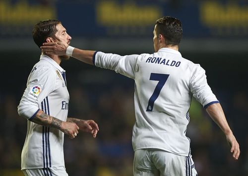 Sergio Ramos and Cristiano Ronaldo are famous for their leaping ability