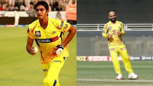 (L-R): Vijay Shankar and Monu Kumar were released from Chennai Super Kings after playing only 1 IPL match for the franchise