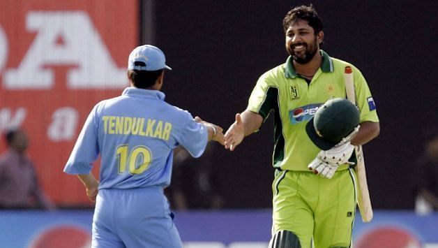 Sachin Tendulkar and Inzamam-ul-Haq during their playing days.