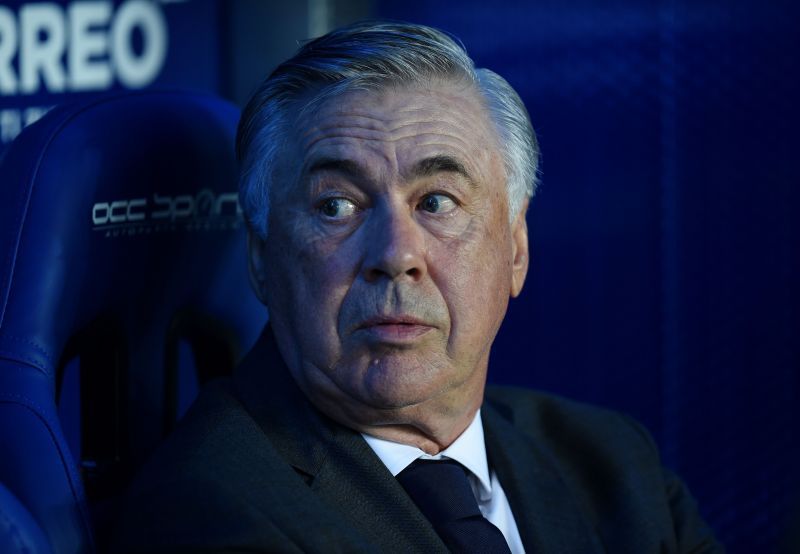 Real Madrid manager Carlo Ancelotti.