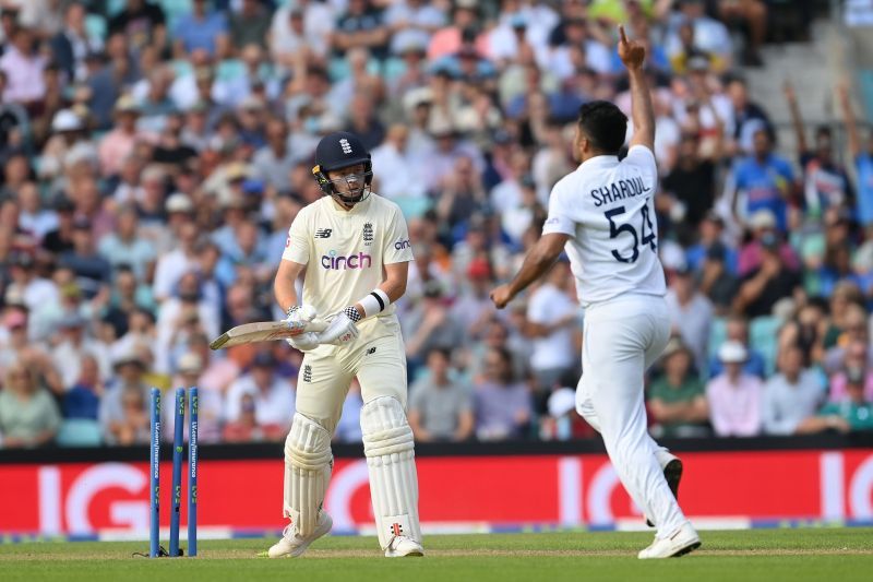 Shardul Thakur got rid of Ollie Pope in the first innings