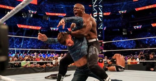 WWE Champion Bobby Lashley attacked Goldberg's son Gage at SummerSlam 2021