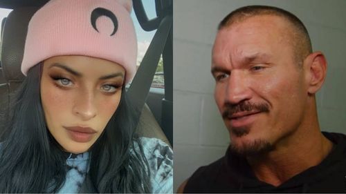 Zelina Vega (left) and Randy Orton (right)