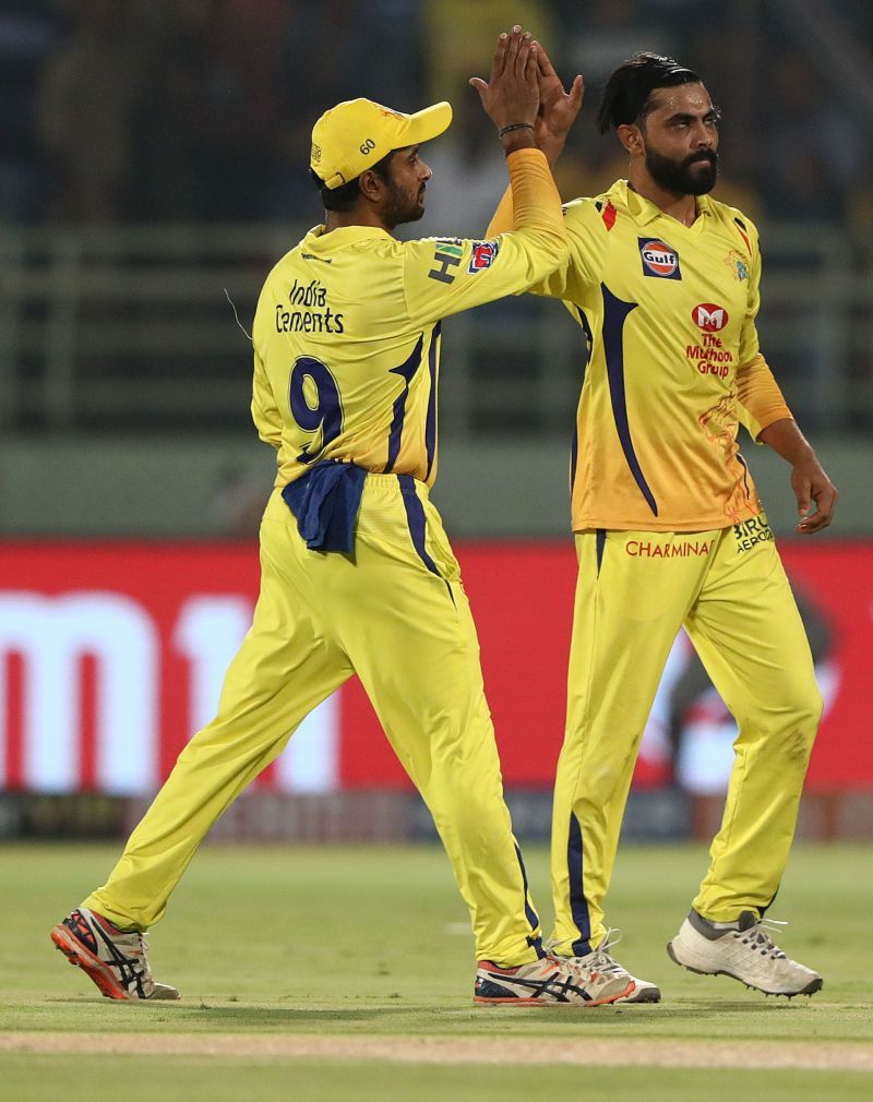 Jadeja celebrating a wicket