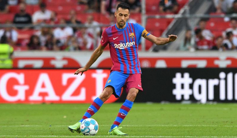 Busquets is the player with most appearances for Barcelona in the squad