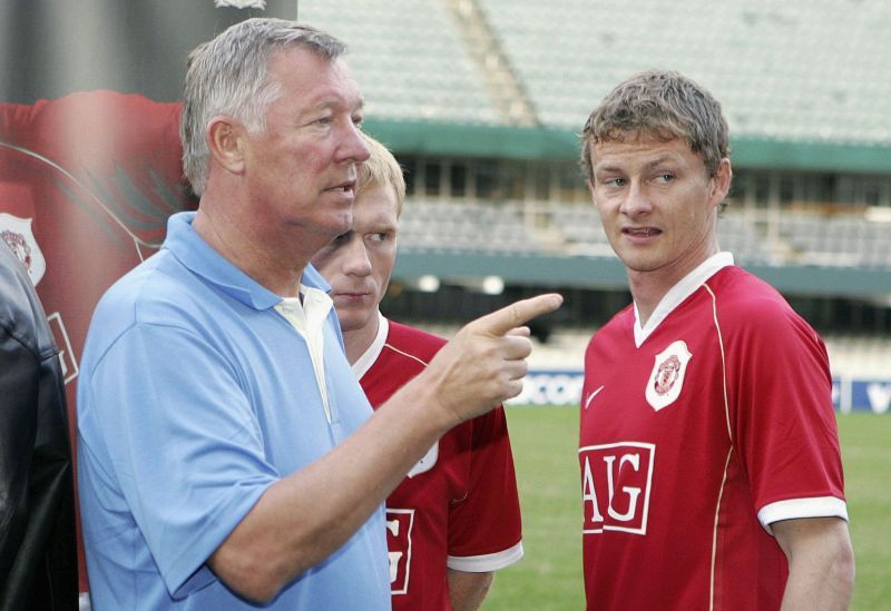 Ole Gunnar Solskjaer (Right) is Manchester United&#039;s manager for more than two years now