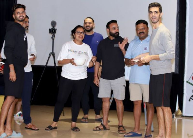 Delhi Capitals players indulge in fun activities.