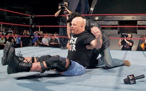 Stone Cold Steve Austin delivers a memorable stunner