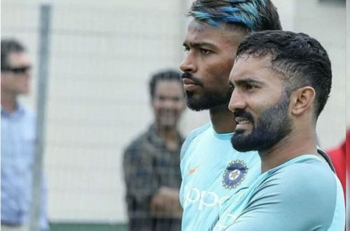 Dinesh Karthik and Hardik Pandya share a great camaraderie on and off the field