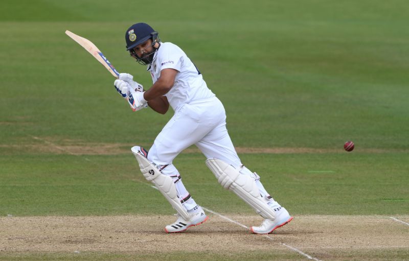 Rohit Sharma was unbeaten on 20 at the end of the second day&#039;s play
