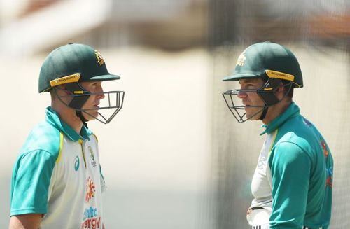 Marnus Labuschagne and Tim Paine. (Credits: Getty)