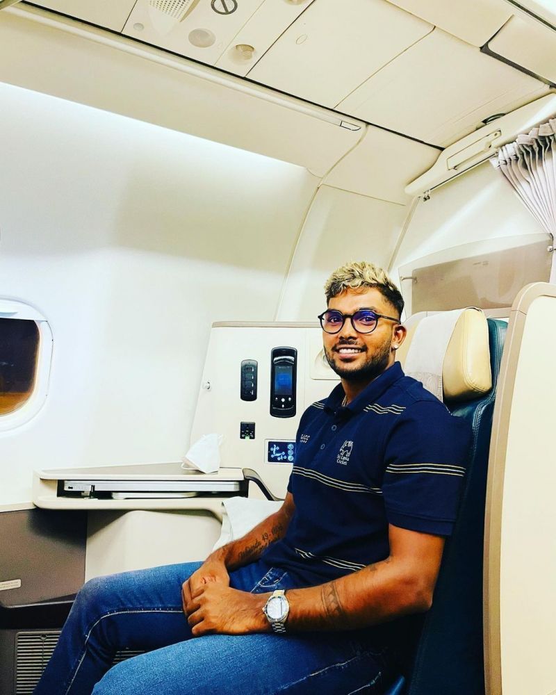 New RCB all-rounder Wanindu Hasaranga. (Image source: Wanindu Hasaranga&#039;s Instagram)