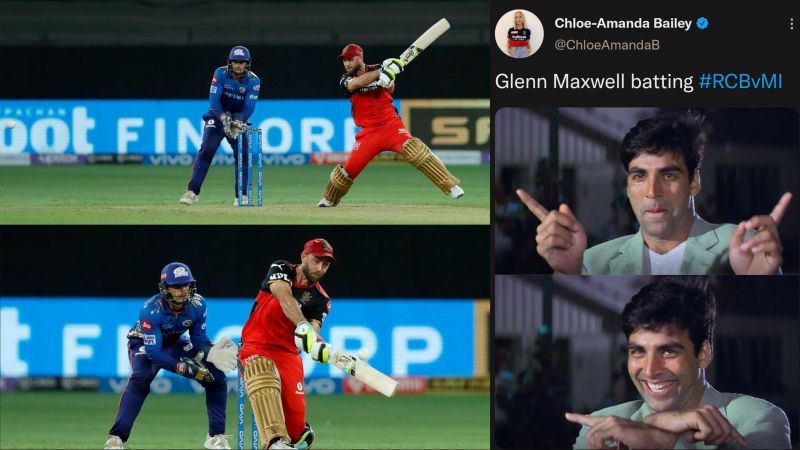 Glenn Maxwell destroyed the Mumbai Indians bowlers in IPL 2021 last night