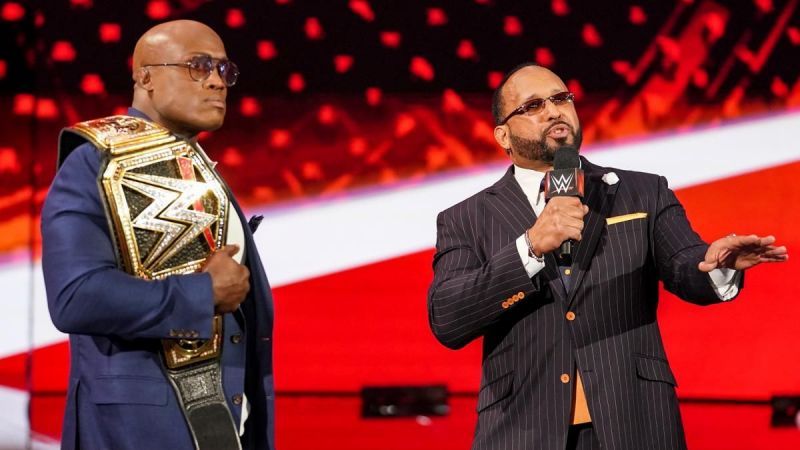 WWE Champion Bobby Lashley with MVP