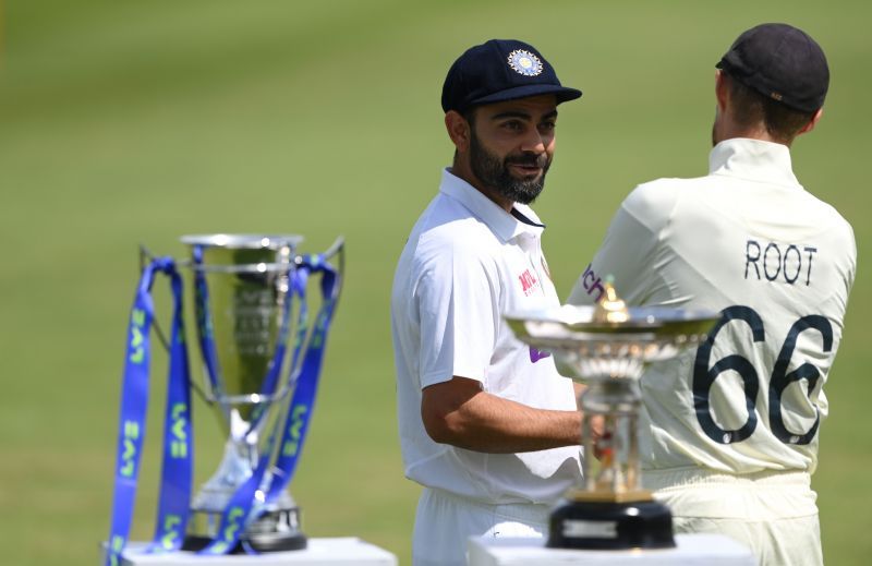 Indian captain Virat Kohli and England captain Joe Root