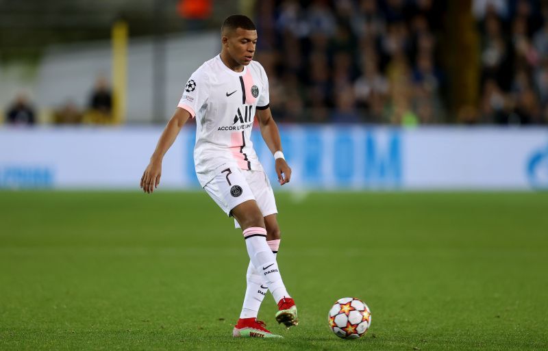 PSG forward Kylian Mbappe. (Photo by Lars Baron/Getty Images)