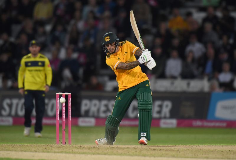 Alex Hales in action during the Vitality T20 Blast Quarter Final