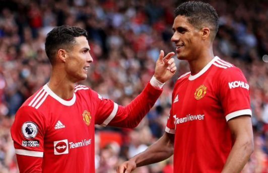 Cristiano Ronaldo and Raphael Varane