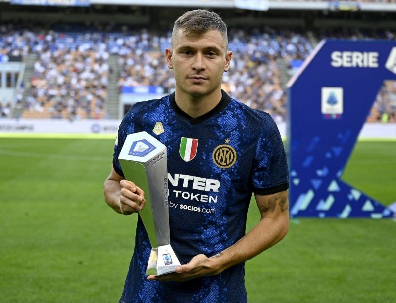 Nicolo Barella assisted 10 times in Serie A last season