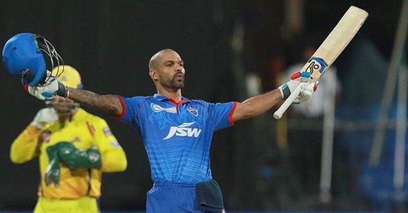 Shikhar Dhawan became the first batsman to cross the 400-run mark in IPL 2021.