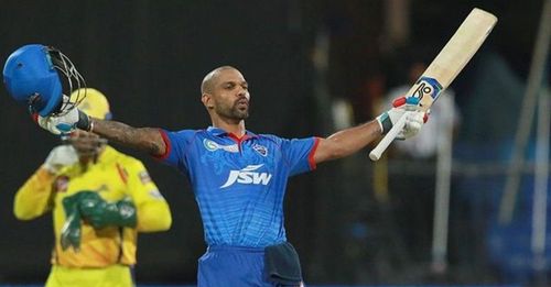 Shikhar Dhawan became the first batsman to cross the 400-run mark in IPL 2021.