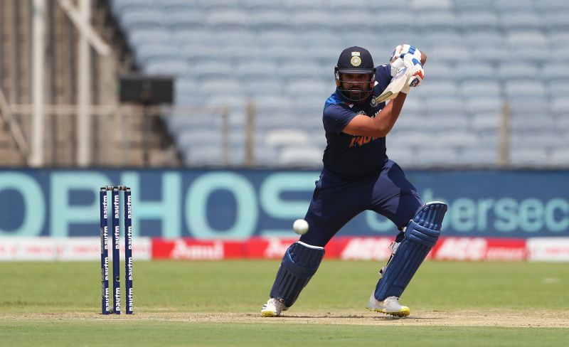 Rohit Sharma in action during the ODI series against England earlier this year. Pic: Getty Images