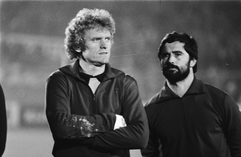 Sepp Maier with Gerd Muller in 1978