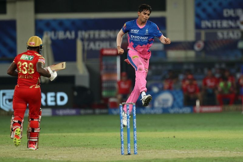 Kartik Tyagi played for the Rajasthan Royals in the last two seasons of the IPL [P/C: iplt20.com]
