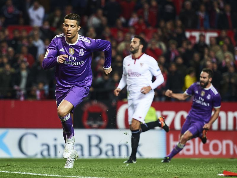 Cristiano Ronaldo has bagged 4 hat-tricks and 1 quadruple against Sevilla