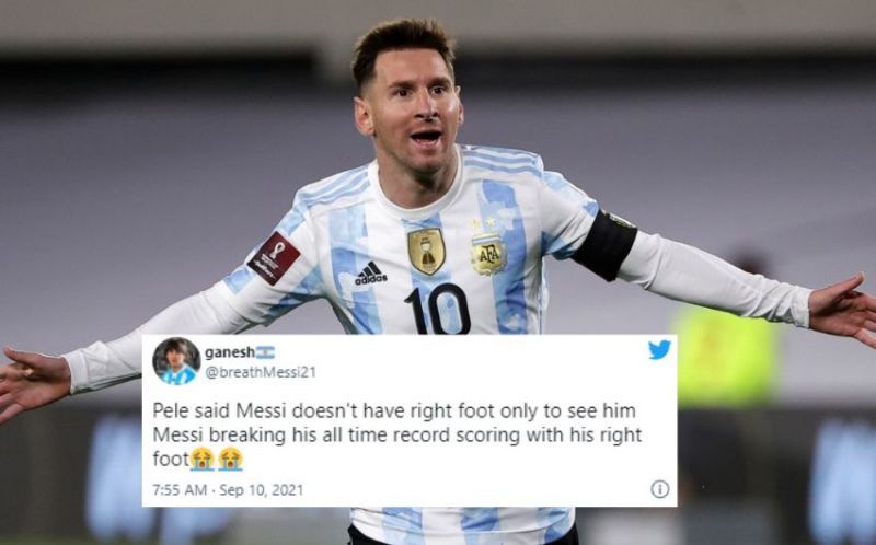 Lionel Messi now has 79 international goals