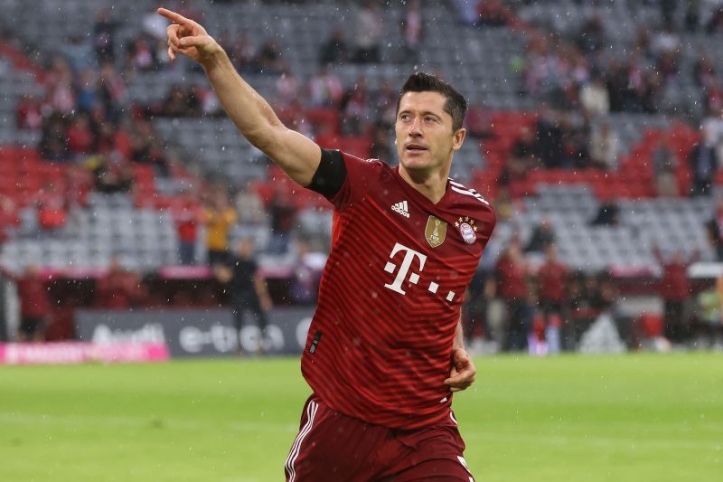 Bayern Munich striker Robert Lewandowski