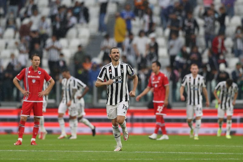 Leonardo Bonucci was on target as Juventus won for the second game in a row.
