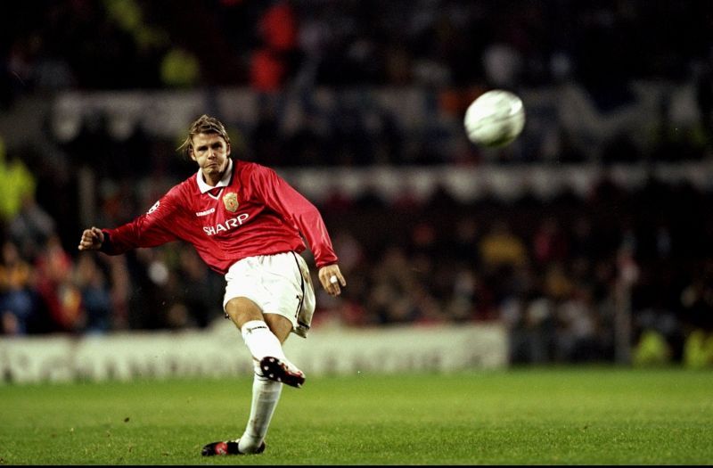 David Beckham of Manchester Utd