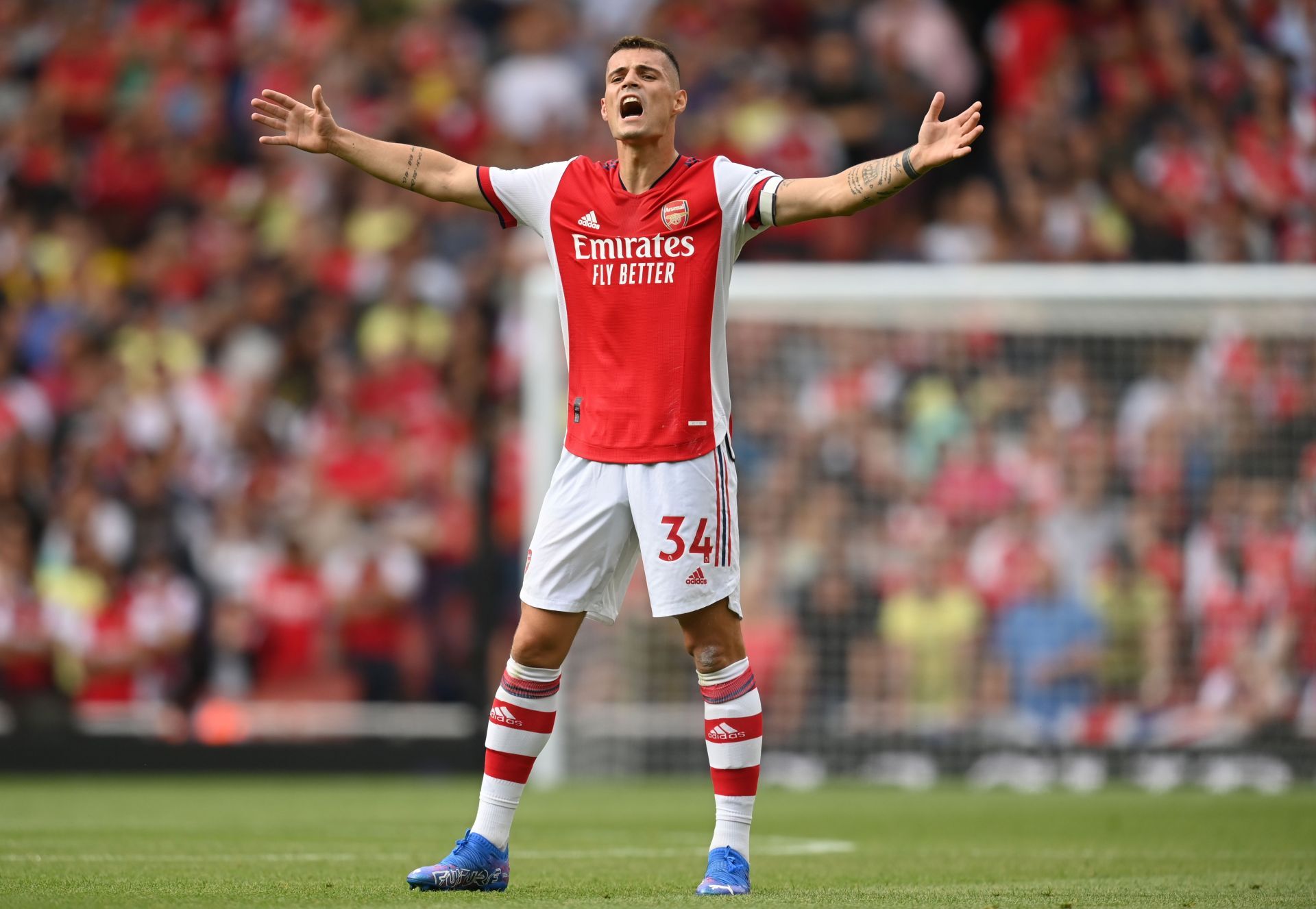 Granit Xhaka is currently recovering from an injury