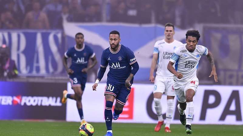 Neymar appeared to have helped PSG take the lead, but the goal was ruled out.